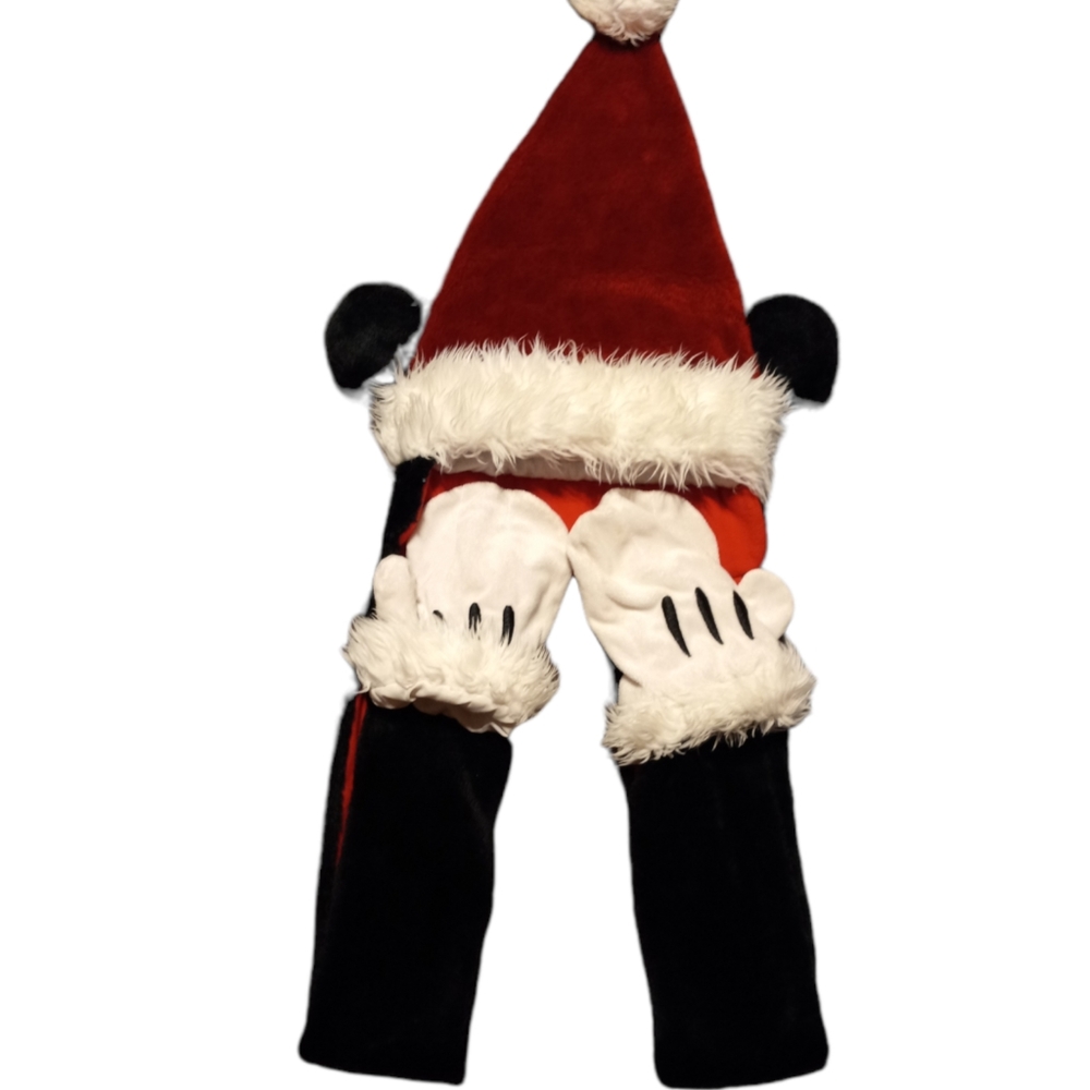 Disney Parks Mickey Mouse hat with scarf mittens-Adult size.